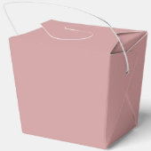 Elegante Girly 50 & Fabulous Birthday Dusty Pink Bedankdoosjes (Achterkant)