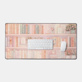 Elegante Girly Floral Bookish Bureaumat (Keyboard & Muis)
