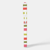 Elegante Girly moderne kleurrijke gestreepte Case-Mate iPhone Case (Achterkant / Links)