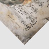 Elegante Girly Victoriaans Ephemera Bloemen & Rave Tissuepapier (Detail)