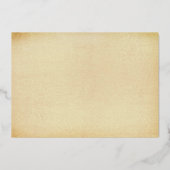 Elegante Glam Confetti bruiloft Save The Date Real Folie Uitnodiging (Achterkant)