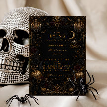 Elegante Glam Halloween-feest