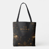 Elegante Glam Halloween-feest Tote Bag (Achterkant)