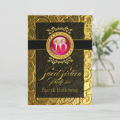 Elegante Glamour Gebosseerd Sweet Sixteen Kaart (Staand voorkant)
