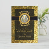 Elegante Glamour Geprägde 60e Verjaardag Kaart (Staand voorkant)