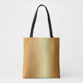 Elegante Glamour Goud Licht en Schaduw Moderne loo Tote Bag (Voorkant)