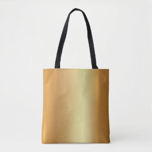 Elegante Glamour Goud Licht en Schaduw Moderne loo Tote Bag