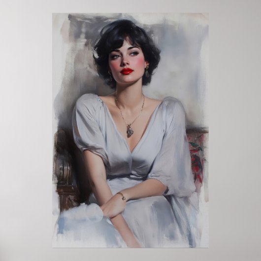 Elegante glamour poster (Voorkant)