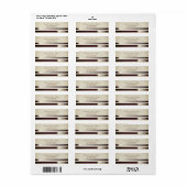Elegante Glamoureuze Chique Glitterende Adreslabel Etiket (Full Sheet)