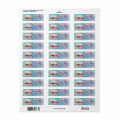 Elegante Glamoureuze Lotus Opal Etiket (Full Sheet)