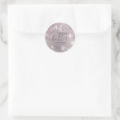 Elegante glans druipt script body butter label (Tas)