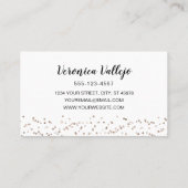 Elegante Glans Make-up Visitekaartje (Achterkant)