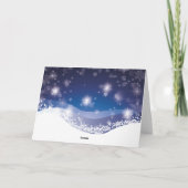 Elegante glanzende kerstboom kaart (Achterkant)