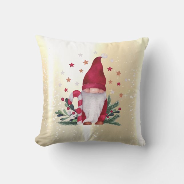 Elegante glanzende, namaak goud, schattige kaboute kussen (Voorkant)