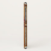 Elegante Glas-in-Lood Bloem Kunstwerk Case-Mate iPhone Case (Achterkant/links)
