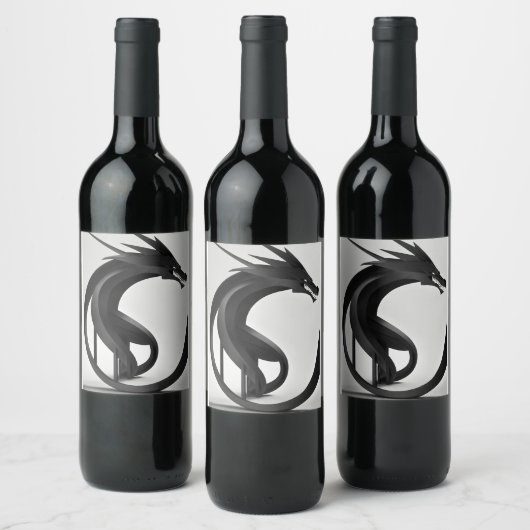 Elegante glazen Drink met lekvrije deksel Wijn Etiket (Flessen)