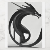 Elegante glazen Drink met lekvrije deksel Wijn Etiket (Enkel label)