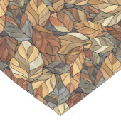 Elegante Glazen in lood herfstbladeren - Rustic Au Korte Tafelloper (Hoek)