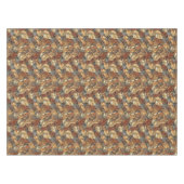 Elegante Glazen in lood herfstbladeren - Rustic Au Tafelkleed (Voorkant (Horizontaal))