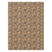 Elegante Glazen in lood herfstbladeren - Rustic Au Tafelkleed (Voorkant)