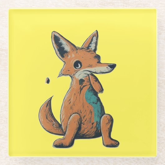 Elegante glazen Onderzetters (Voorkant)