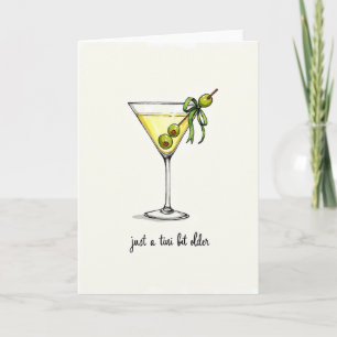 Elegante glazen verjaardagskaart kaart