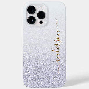 Elegante glinsterende gegraveerde naam Case-Mate iPhone 14 pro max hoesje
