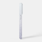 Elegante glinsterende gegraveerde naam iPhone hoesje (Rechterkant)