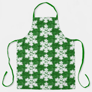 Elegante glinsterende glitter groene vorstige snee schort