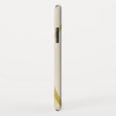 Elegante glinsterende monogram naam Case-Mate iPhone case (Achterkant/rechts)