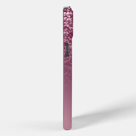 Elegante glinsterende monogram naam Case-Mate iPhone case (Achterkant / Rechts)
