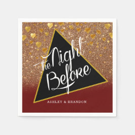 Elegante glinsterende zand de nacht voor servet