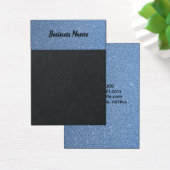 Elegante glitter blauwe lucht display kaart (Bureau)