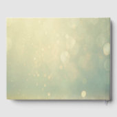 Elegante Glitter Bokeh, Ringen Gastenboek (Achterkant)
