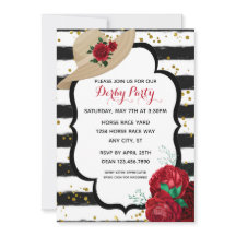 Elegante Glitter Derby Pet Racing Party