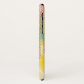 Elegante Glitter Druppels, Regenboog Tie Dye Case-Mate iPhone Case (Achterkant/links)