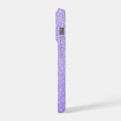Elegante Glitter gemarkeerde naam iPhone Hoesje (Linkerkant)