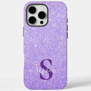 Elegante Glitter gemerkt naam iPhone 16 Pro Max Hoesje