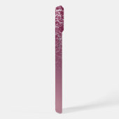 Elegante Glitter gemerkt naam iPhone Hoesje (Rechterkant)