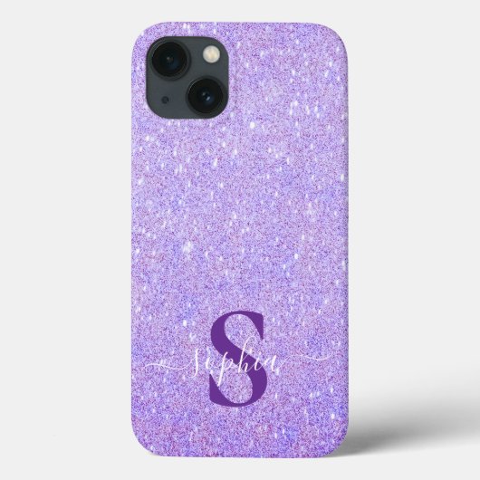 Elegante Glitter gemerkte Naam Case-Mate iPhone Case (Achterkant)