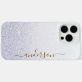 Elegante Glitter gemerkte naam Case-Mate iPhone Case (Achterkant (horizontaal))