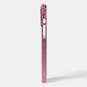 Elegante Glitter gemerkte Naam Case-Mate iPhone Case (Achterkant / Links)