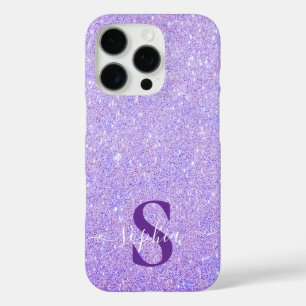 Elegante Glitter gemerkte Naam iPhone 16 Pro Hoesje