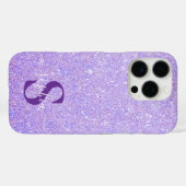 Elegante Glitter gemerkte Naam Case-Mate iPhone Case (Achterkant (horizontaal))