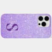 Elegante Glitter gemerkte Naam Case-Mate iPhone Case (Achterkant (horizontaal))