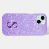 Elegante Glitter gemerkte Naam Case-Mate iPhone Case (Achterkant (horizontaal))