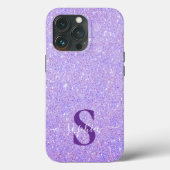 Elegante Glitter gemerkte Naam Case-Mate iPhone Case (Achterkant)