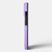 Elegante Glitter gemerkte Naam Case-Mate iPhone Case (Achterkant / Links)