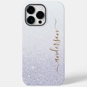 Elegante Glitter gemerkte Naam Case-Mate iPhone 14 Pro Max Hoesje