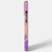 Elegante Glitter gemerkte Naam Case-Mate iPhone Case (Achterkant / Links)